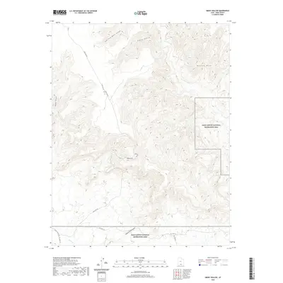 2020 Map of Smoky Hollow, 2020 Print