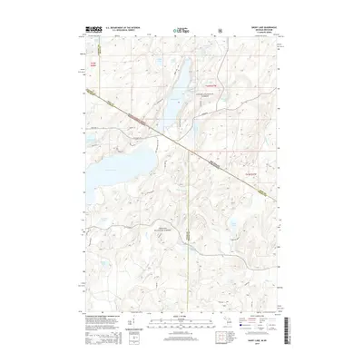 2014 Map of Smoky Lake, 2014 Print