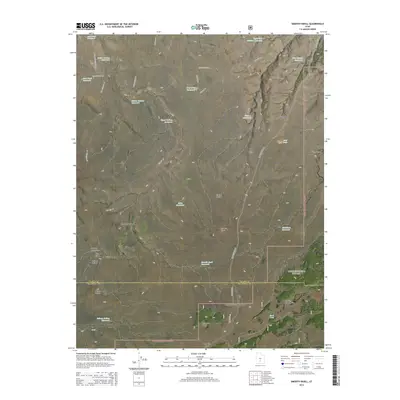 2014 Map of Smooth Knoll, 2014 Print