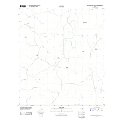 2010 Map of Smoothingiron Mountain, 2010 Print