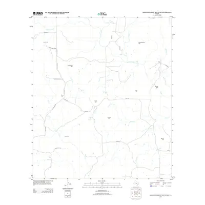 2012 Map of Smoothingiron Mountain, 2012 Print