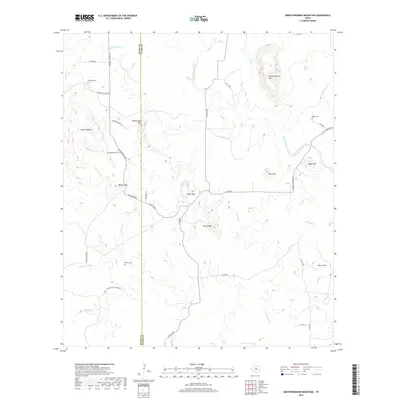 2019 Map of Smoothingiron Mountain, 2019 Print