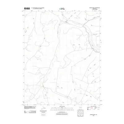 2010 Map of Smouse Mesa, 2010 Print