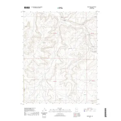2020 Map of Smouse Mesa, 2020 Print