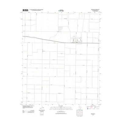 2012 Map of Smyer, 2012 Print