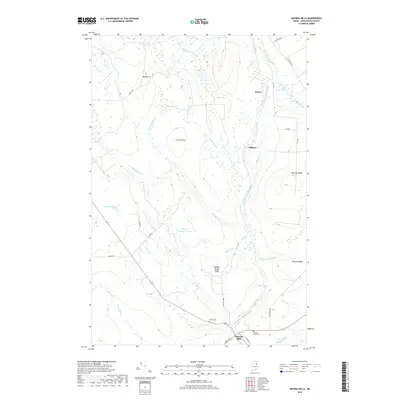 2018 Map of Smyrna Mills, 2018 Print