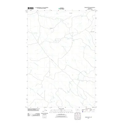 2011 Map of Snake Butte, 2011 Print