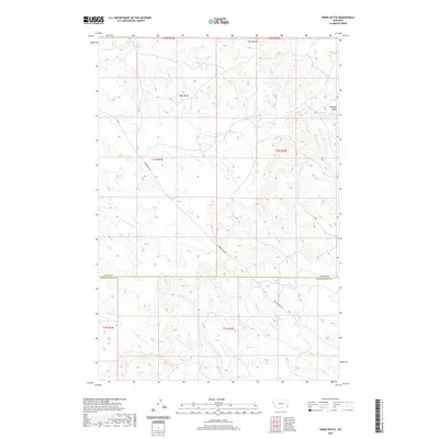 2020 Map of Snake Butte, 2020 Print