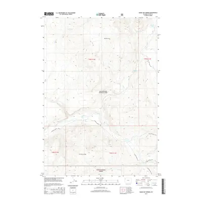 2015 Map of Snake Hot Springs, 2015 Print