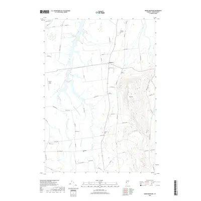 2018 Map of Snake Mountain, 2018 Print