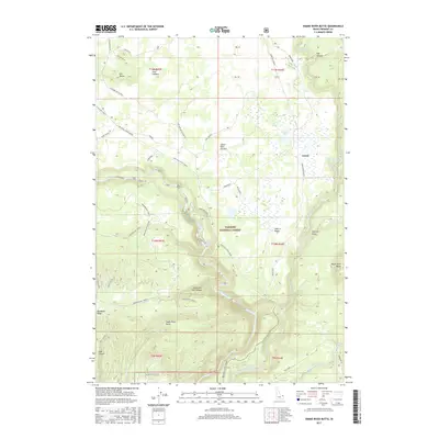 2017 Map of Snake River Butte, 2017 Print