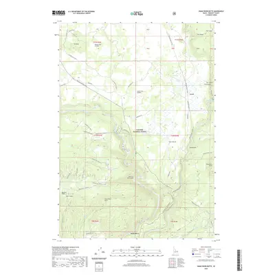 2020 Map of Snake River Butte, 2020 Print