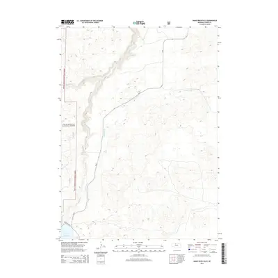2014 Map of Snake River Falls, 2014 Print