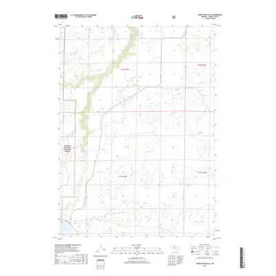2017 Map of Snake River Falls, 2017 Print