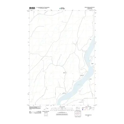 2011 Map of Snake River, 2011 Print