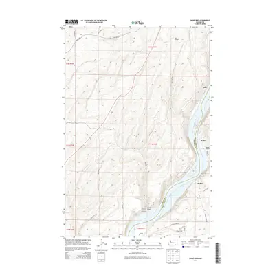 2013 Map of Snake River, 2013 Print