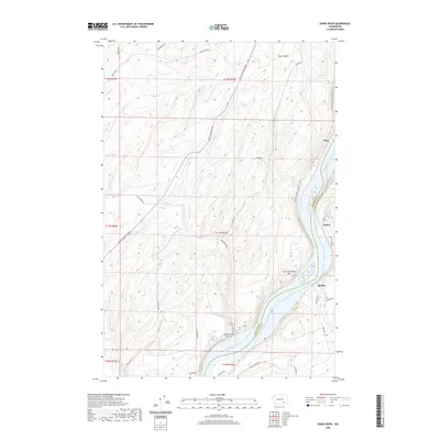 2020 Map of Snake River, 2020 Print