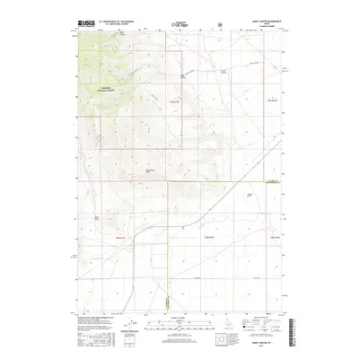 2017 Map of Snaky Canyon, 2017 Print