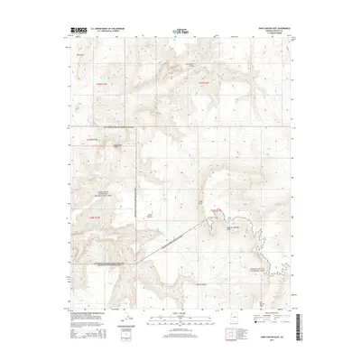 2014 Map of Snap Canyon East, 2014 Print