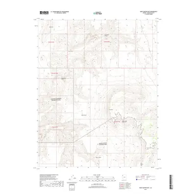 2018 Map of Snap Canyon East, 2018 Print