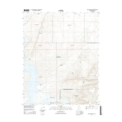 2014 Map of Snap Canyon West, 2014 Print