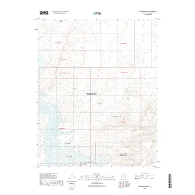 2018 Map of Snap Canyon West, 2018 Print