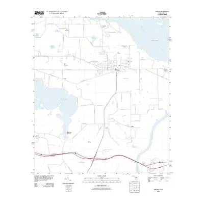 2011 Map of Sneads, 2011 Print
