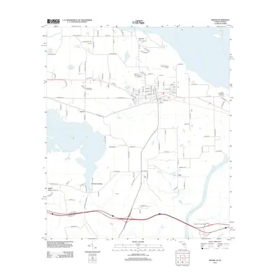 2012 Map of Sneads, 2012 Print