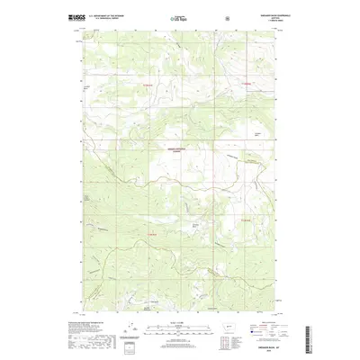 2020 Map of Snedaker Basin, 2020 Print