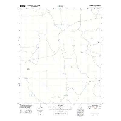 2010 Map of Sneed Mountain, 2010 Print