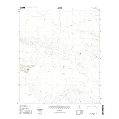 2016 Map of Sneed Mountain, 2016 Print
