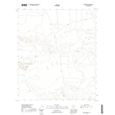 2019 Map of Sneed Mountain, 2019 Print