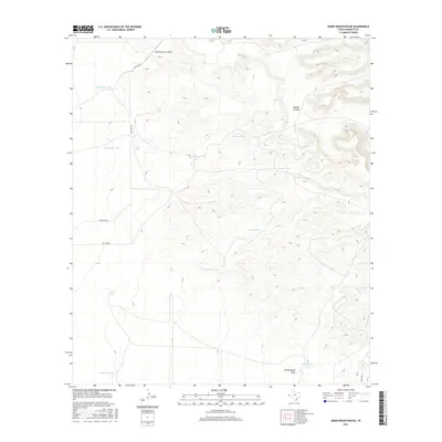 2016 Map of Sneed Mountain NE, 2016 Print