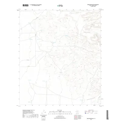 2019 Map of Sneed Mountain NE, 2019 Print