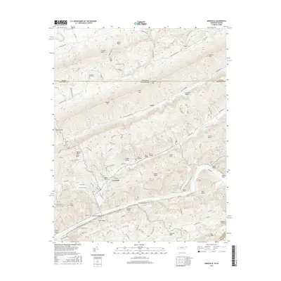 2016 Map of Sneedville, 2016 Print