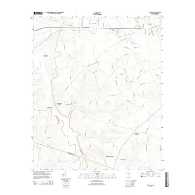 2014 Map of Snelling, 2014 Print