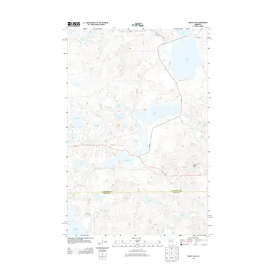 2013 Map of Snider Lake, 2013 Print
