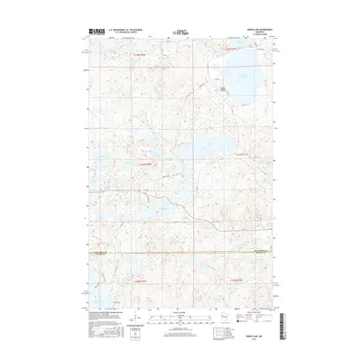 2016 Map of Snider Lake, 2016 Print