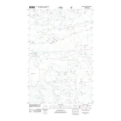 2011 Map of Snider Peak, 2011 Print