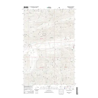 2014 Map of Snider Peak, 2014 Print