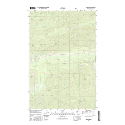 2017 Map of Snider Peak, 2017 Print
