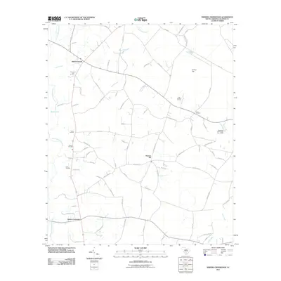 2011 Map of Sniders Crossroads, 2011 Print