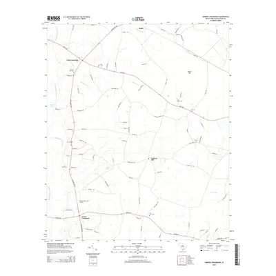 2014 Map of Sniders Crossroads, 2014 Print