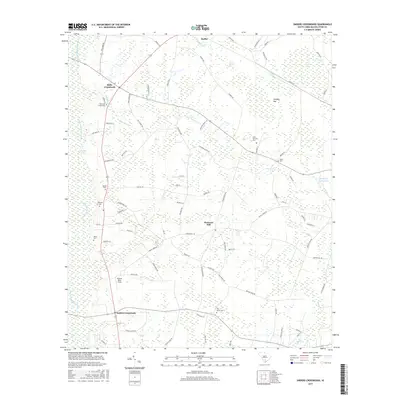 2017 Map of Sniders Crossroads, 2017 Print