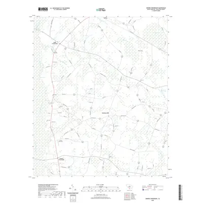 2020 Map of Sniders Crossroads, 2020 Print