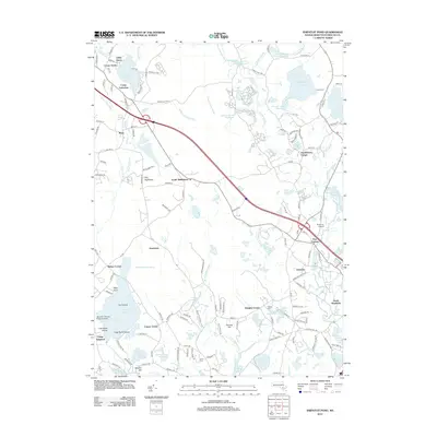 2012 Map of Snipatuit Pond, 2012 Print