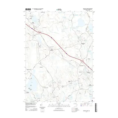 2015 Map of Snipatuit Pond, 2015 Print