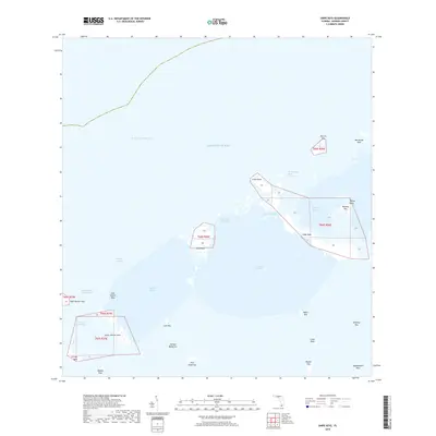 2018 Map of Snipe Keys, 2018 Print