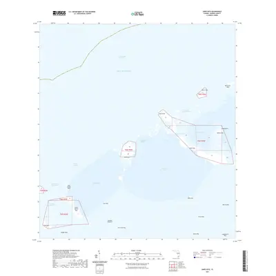 2021 Map of Snipe Keys, 2021 Print
