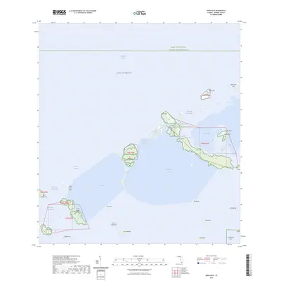 2024 Map of Snipe Keys, 2024 Print